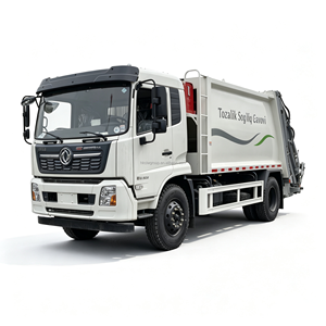 Camion benne à benne arrière diesel 6x4 de grande capacité pour la collecte des déchets domestiques, norme Euro 3 - Product Image 1