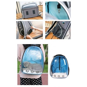 BSCI Factory Fashionable transparent pet <b>backpack</b> <b>carriers</b> breathable cats pet <b>carriers</b> for cat <b>dog</b> small animal - Product Image 5