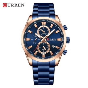 นาฬิกาสปอร์ตผู้ชาย Curren 8445 แบรนด์ดังระดับท็อป หรูหรา ควอตซ์ โครโนกราฟ ดีไซน์ทันสมัยสำหรับสไตล์ลำลอง ผลิตในจีน - Product Image 5