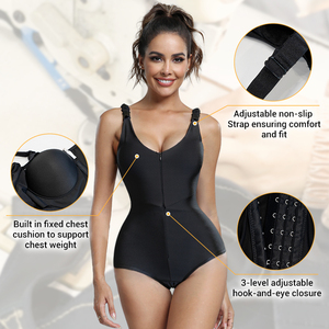 <span class=keywords><strong>Maillot</strong></span> <span class=keywords><strong>de</strong></span> <span class=keywords><strong>bain</strong></span> une pièce sculptant et amincissant, ajustable et personnalisé, pour le contrôle du ventre et le remodelage corporel, pour femmes aux courbes généreuses - Product Image 5
