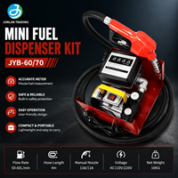 Pompe à huile métallique à haut débit 220/110 volts 60 L/min 550 W, pompe de transfert de carburant diesel électrique portable