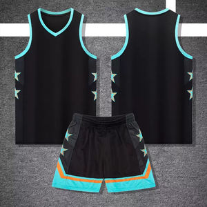 カスタム メンズ 夏用 メッシュ バスケットボールウェア セット 速乾 トレーニング Tシャツ カレッジバスケ向け - Product Image 4