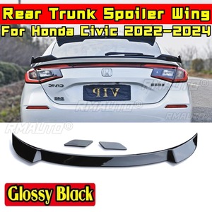 สำหรับ Honda Civic Hatchback ปี 2022 2023 2024 รุ่นที่ 11 ชุดแต่งสปอยเลอร์หลัง วัสดุ ABS พลาสติก สำหรับฝากระโปรงท้ายรถยนต์ อุปกรณ์ตกแต่งรถยนต์ - Product Image 1