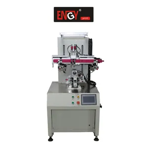 China new CE Automatic Single Color cd Silk Screen Printing Machine , Electric Vertical vacuum PCB Screen Printer