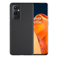 Faible MOQ 1 pièce Étui de téléphone en fibre de carbone sergé 3K pour One Plus 9PRO Caméra Grand Trou 9R
