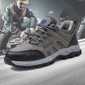 GUYISA Zapatos DE SEGURIDAD DE CUERO impermeables de alta calidad para hombres Zapatos de seguridad con suela de goma con punta de acero - Product Image 6