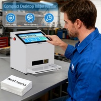 Nouvelle imprimante jet d'encre de bureau 2026, impression automatique de la date de production et du code-barres sur les emballages alimentaires et de boissons, portable