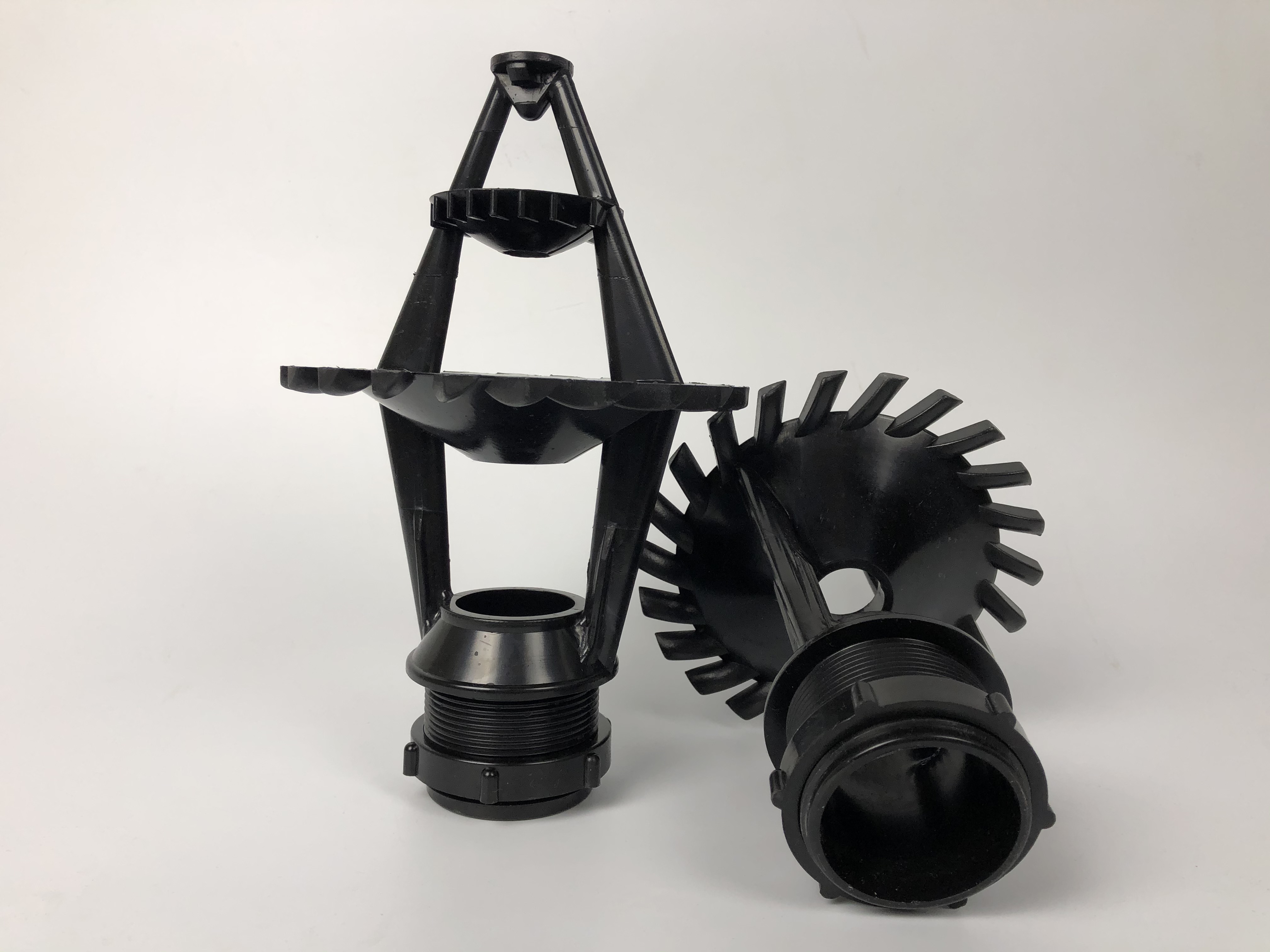 spray nozzle spiral cone push in