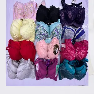 Breathable Cotton & Lace Bra Panty Set Lot 3