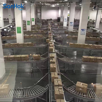 Maßgefertigtes Halbautomatisches Hochleistungs-Förderband-Sortiersystem mit Einstellbarer Geschwindigkeit für Kartonagen in der Logistik
