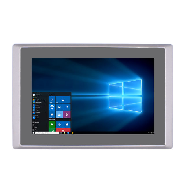 15-17 Inch Fanless All-in-One Industrial Panel PC Computer with Touch Screen & Front IO Mini Desktop Rugged POS Battery Operated