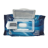 Lingettes nettoyantes antiseptiques sans alcool écologiques en gros, 80 lingettes, marque privée, en tissu non tissé, pour le soin de la peau, non parfumées