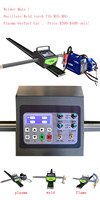 Machine de découpe CNC à flamme de gaz plasma portable, torche sur rail, plaque d'acier, planche de fer, découpe de 150 mm, chanfreinage en forme de Y k X