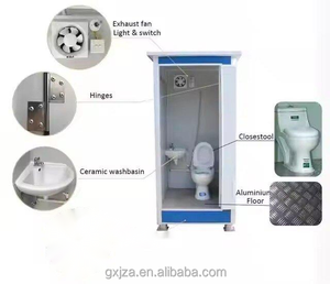 2025 a basso prezzo Mobile portatile servizi igienici prefabbricati per la vendita prefabbricato Toilet Seat Toilet case portatile bagno portatile - Product Image 6