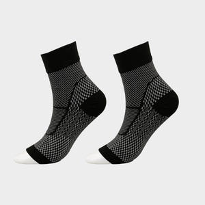Chaussettes de compression respirantes en nylon pour le sport et la course, avec soutien de la cheville, taille junior, chaussettes décontractées classiques - Product Image 3