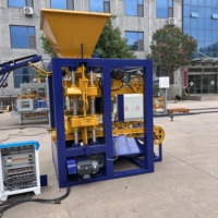 Machine de formage de blocs QTJ4-24 pour la production en usine de briques creuses en ciment, de pavés et de matériaux de construction