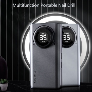 Máquina Profesional Inalámbrica para Remover <span class=keywords><strong>Gel</strong></span> Acrílico, Lima Eléctrica Recargable para Uñas, 35000 RPM - Product Image 2