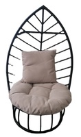 Moderner PE-Rattan Blattförmiger Leichtgewichtiger Freizeitsessel - Umweltfreundliche Wasserdichte Tragbare Outdoor-Möbel für Wohnzimmer