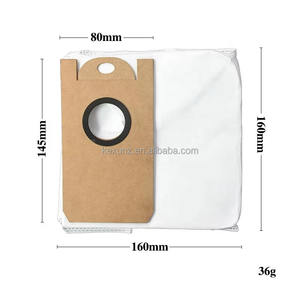 Viomi S9 VXVC 11/12 <span class=keywords><strong>Proscenic</strong></span> <span class=keywords><strong>M7</strong></span> <span class=keywords><strong>Pro</strong></span> M8 <span class=keywords><strong>Pro</strong></span> Lydsto R1 <span class=keywords><strong>Robot</strong></span> Aspirateur Pièces De Rechange Sac À Poussière Non Tissé Source Électrique - Product Image 5