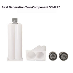 50ml 2:1 adesivo a 1:1 bicomponente 10:1AB colla epossidica pistola mista tubo di plastica universale cartuccia colla con Putter - Product Image 2