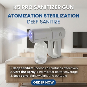 Pistolet pulvérisateur portatif K5 Nano Air Water Power, atomiseur électrique, outil d'atomisation électronique portable, pour approvisionnement en gros - Product Image 1