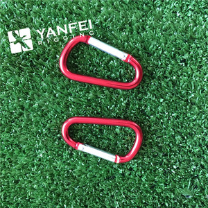 Mosquetón de Aleación de Aluminio 6061 <span class=keywords><strong>en</strong></span> Forma de <span class=keywords><strong>D</strong></span> de 8 cm (3 Pulgadas) para Actividades al Aire Libre y Promociones - Product Image 3