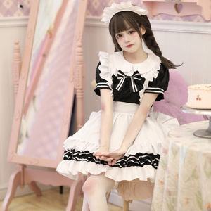 Cute Black And White Classic Maid Outfit Women Cosplay Costume Plus Size European And Japanese Style Anime Role Playing - Product Image 2
