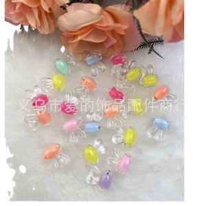Aomiao's Mystery Acrylic Beads 10x12mm Scattered Beads For Diy <b>Bracelet</b> Hair Tie Crafting Supplies - Product Image 5