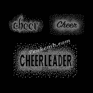 Tutti i tipi di Cheerleading Cheerleading ferro su strass motivo di trasferimento di calore Design personalizzato per gli indumenti - Product Image 2