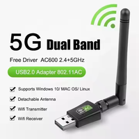 Recién llegado receptor USB Wifi adaptador Tp-link 600 Mbps Wifi red inalámbrica USB adaptador receptor USB Wifi adaptador