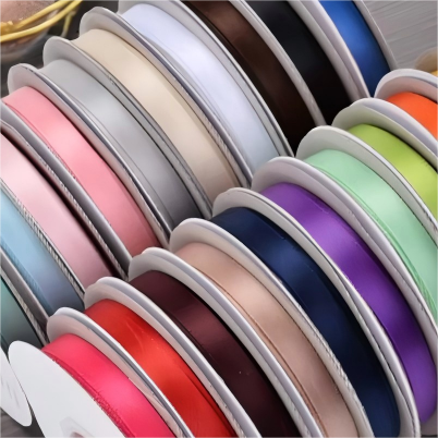 Boca Sells Ribbons in Different Colors for Wholesale for Decorating Parties or Weddings, Making Bracelets or DIY Handbags