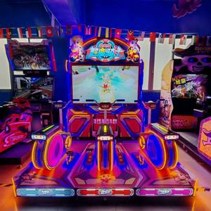 DINIBAO 2025 Máquina de juego popular Superstar <span class=keywords><strong>Rider</strong></span> <span class=keywords><strong>Fantasy</strong></span> Ticket Redemption Game Máquina mecedora para niños - Product Image 2