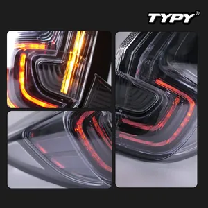 Conjunto de Luces Traseras para Honda CR-V 2017-2022: Luces Traseras Estilo OEM con Fondo Blanco, Luces de Circulación Diurna y Señales de Giro - Product Image 5