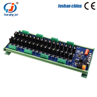 Carte d'extension PLC Huaqingjun 32 canaux RS485 Modbus RTU avec amplificateur CC et collecteur de données à détection de temporisation