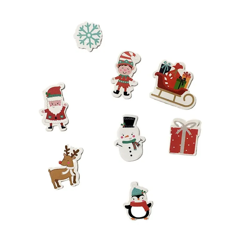 Cheap Wholesale Pack Of 80 Pieces Christmas Window Stickers Christmas Party Decoration Wall Stickers