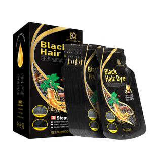 Shampoo Colorante Organico OEM 3 in 1 in Gel con Olio di Argan Bianco e Ginseng Vegano per <span class=keywords><strong>Capelli</strong></span> Neri - Product Image 1