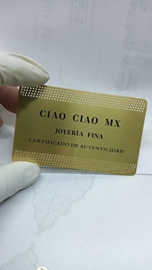 पेशेवर उच्च अंत व्यक्तिगत स्टेनलेस स्टील व्यापार कार्ड कॉल कार्ड कस्टम लोगो व्यापारियों के पास होना चाहिए - Product Image 6