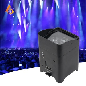 AICPOSE Projecteur LED PAR 6-en-1 RVBW-UV 18W sur batterie, lot de 6 - Product Image 1