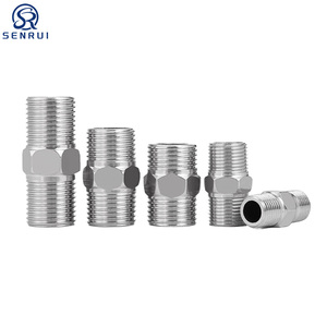 Raccordo a T Riduttore Femmina-Femmina NPT da 3/4 di Pollice <span class=keywords><strong>in</strong></span> <span class=keywords><strong>Acciaio</strong></span> <span class=keywords><strong>Inox</strong></span> 304 con Filettatura Esagonale Maschio su Entrambe le Estremità - Product Image 2