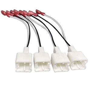 2ピンホワイトバッテリーパワーコネクターハーネス（赤/黒配線付き）RCカー/電動自転車用 - Product Image 3