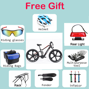 Vélo de montagne électrique à pneus larges 26 pouces, batterie lithium 48V, aluminium, 21 vitesses, pour adultes, YX90M, vente chaude en Europe, directement de l'usine - Product Image 6