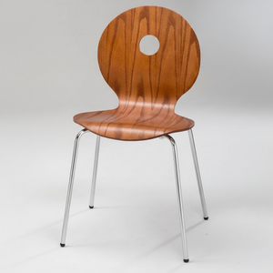 Ensemble de table et chaise de salle à manger en bois empilables modernes pour meubles de cuisine à domicile - Product Image 1