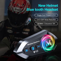 Casque de moto étanche bon marché Casque de moto Bluetooth avec FM