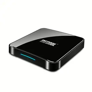 最新的MECOOL KM3与Android TV 9和Google认证与4gb + 64gb智能电视盒5G双wifi android电视盒迷你pc