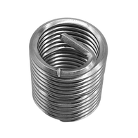 0.38 Inch 10-32 Tanged Screw-Locking Fine Stainless Steel Wire Thread Inserts