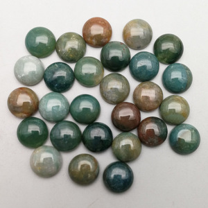 Cabochons de pierres précieuses perles de pierre naturelle 12mm Cabochons ronds en cristal de quartz <span class=keywords><strong>pour</strong></span> boucle <span class=keywords><strong>d</strong></span>'oreille collier bracelet fabrication de bijoux - Product Image 3