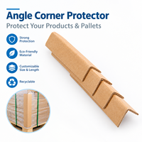 Protecteur d'angle en papier sur mesure, durable, en papier kraft, pour boîtes en carton, cerclage de palettes et protection de meubles