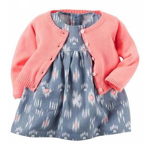 Vestidos de Algodón para Bebés Niñas de 0 a 18 Meses, Vestidos de Boutique para Bebés, Ropa de Otoño - Product Image 3