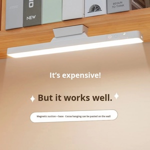 Lámpara de Escritorio LED Táctil Moderna con Tres Temperaturas de Color y Atenuación, Carga Magnética, Emisor de Luz para Lectura, con Batería - Product Image 1