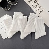 Chaussettes anti-odeur pour hommes en gros, chaussettes mi-mollet d'automne, absorbantes, respirantes, anti-boulochage, pour le sport